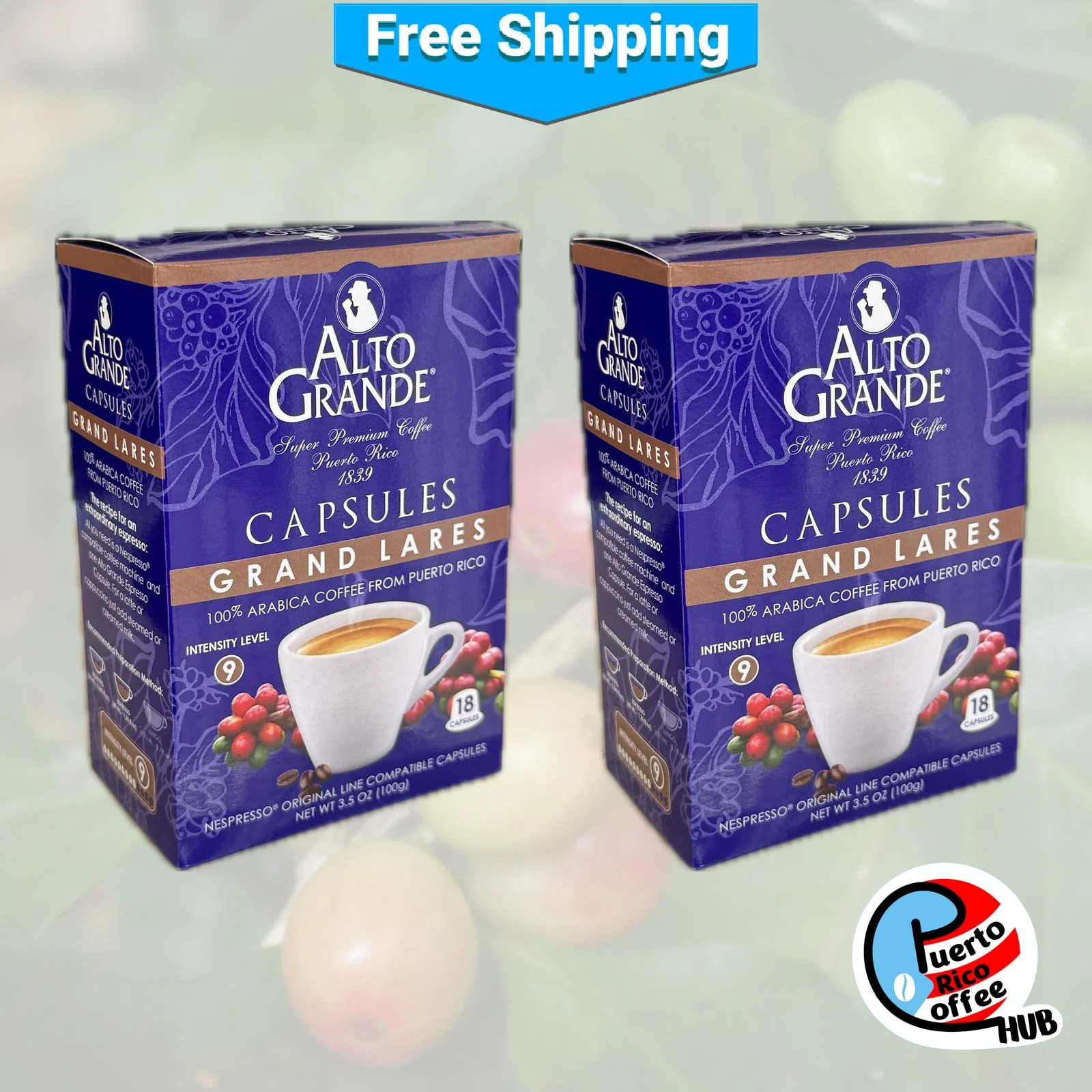 Alto Grande Super Premium Coffee Capsules | Grand Lares (Intensity 9) - Image 5