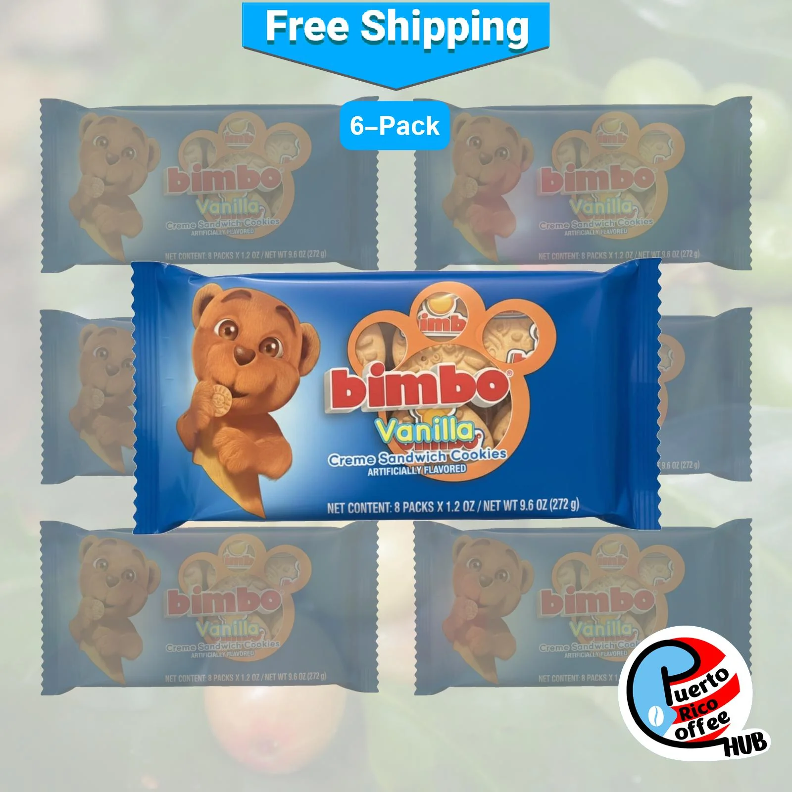 Bimbo Vanilla Cream Sandwich Cookies / Galletas Bimbo Vainilla - Image 3