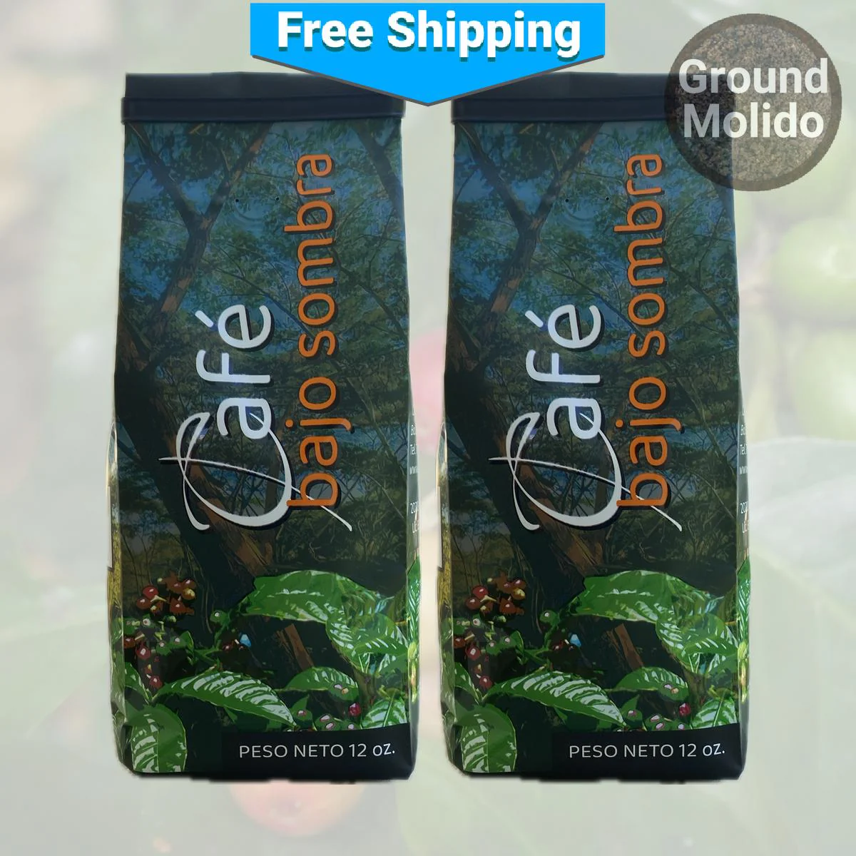 Café Bajo Sombra Ground Coffee - Image 4