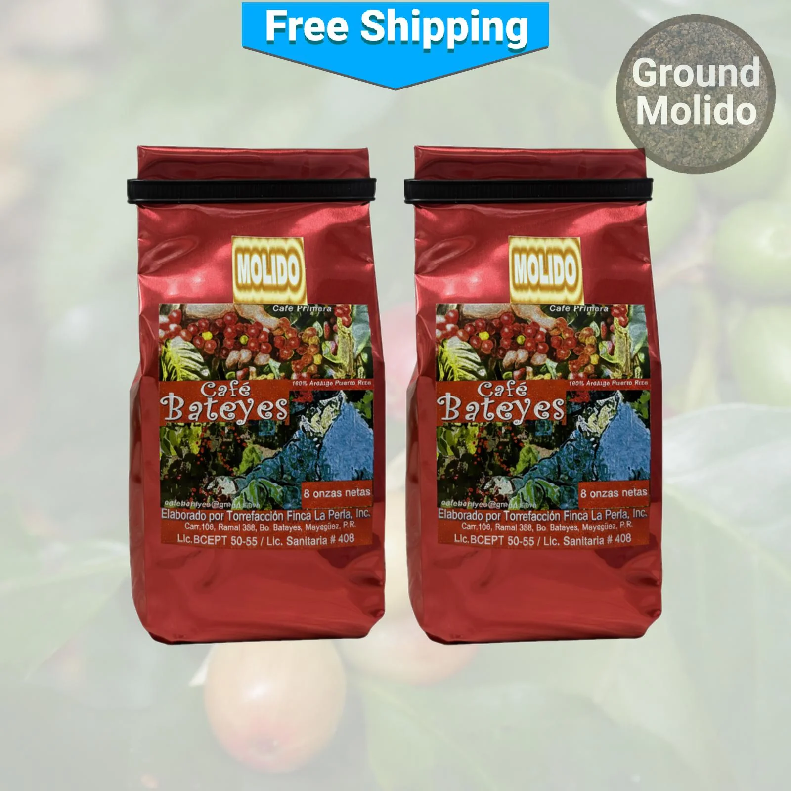 Café Bateyes Ground Coffee – Single Origin Puerto Rico - Image 4