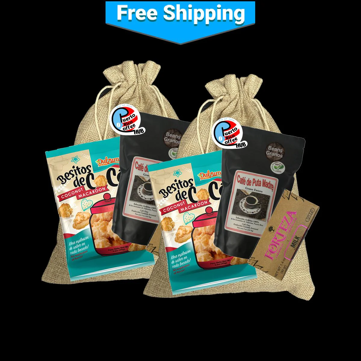 Café De Puta Madre 9 Oz Coffee Beans Gift Bag - Image 4