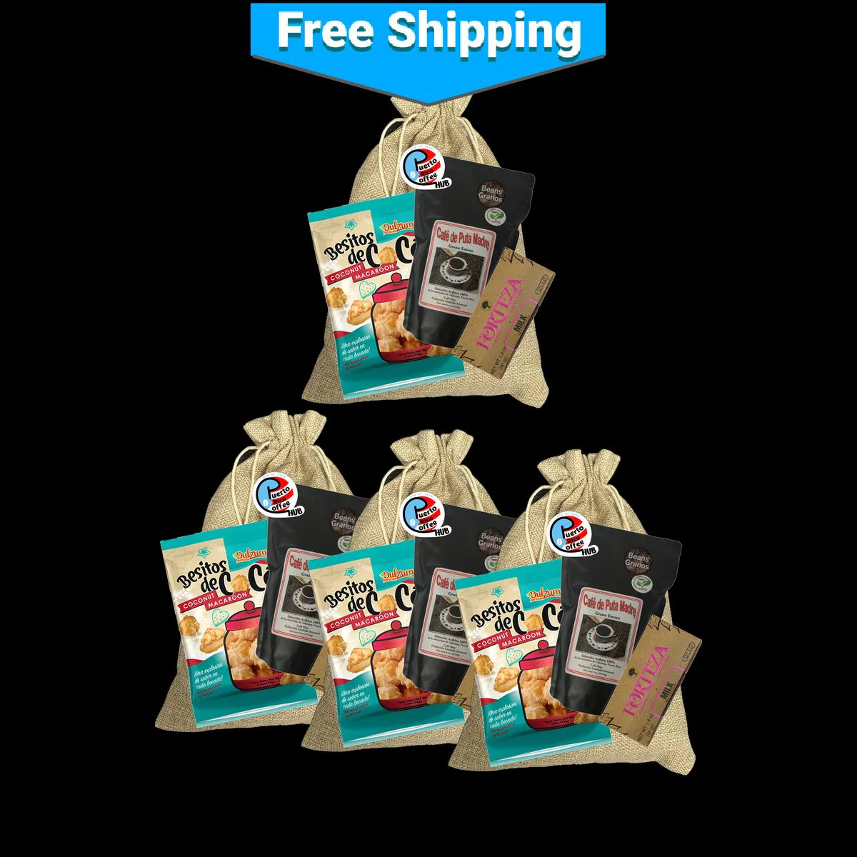 Café De Puta Madre 9 Oz Coffee Beans Gift Bag - Image 5