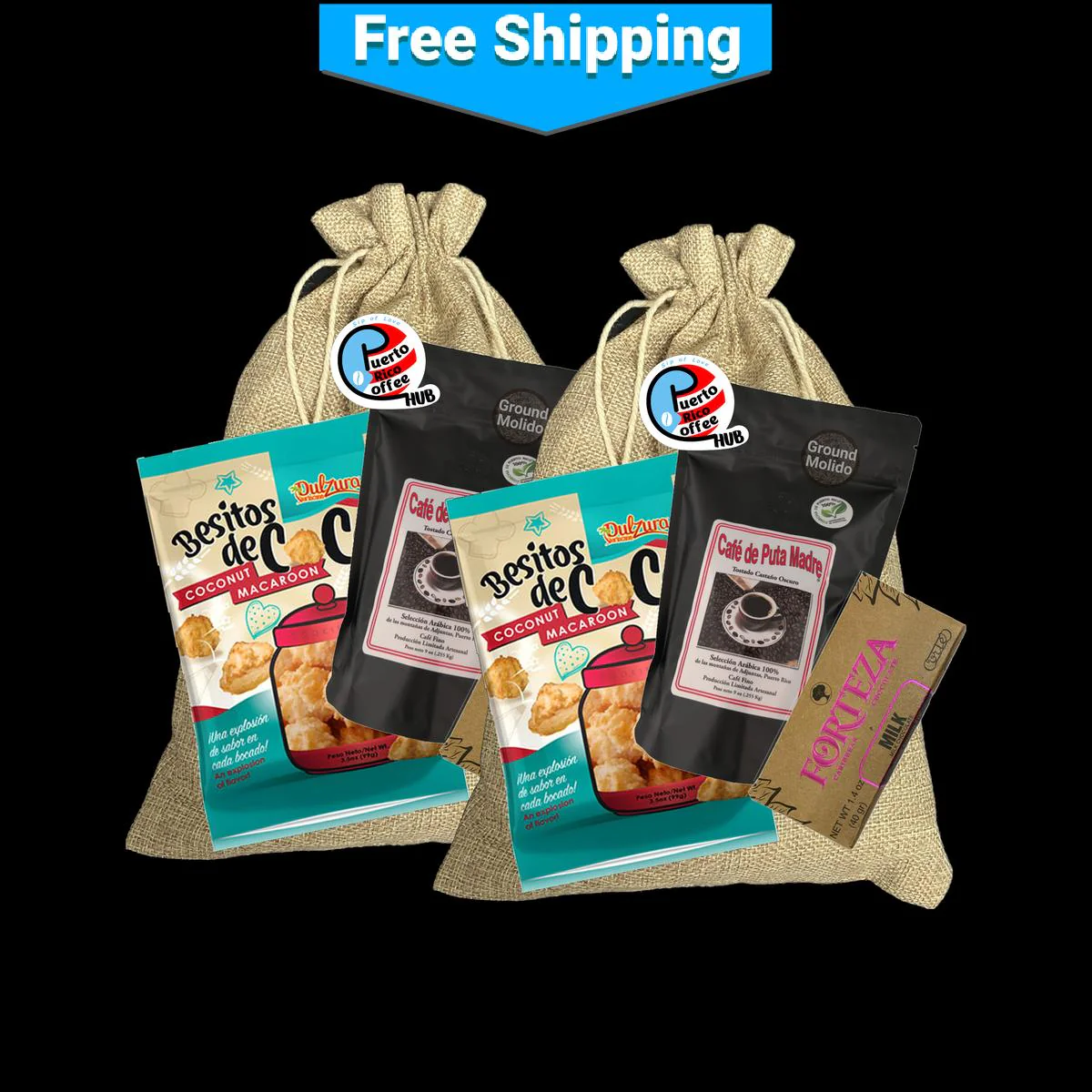 Café De Puta Madre 9 Oz Ground Coffee Gift Bag - Image 4