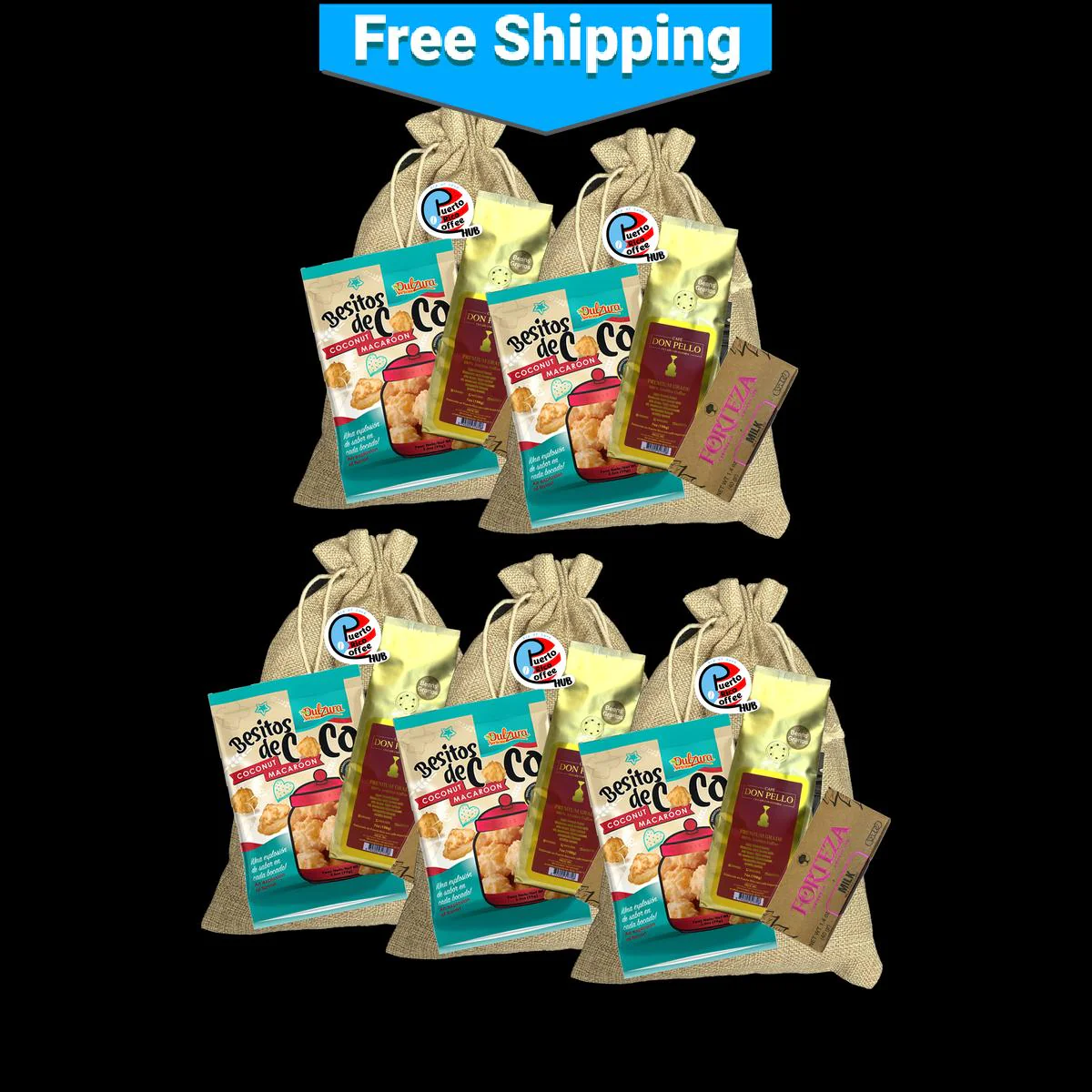 Café Don Pello 7 Oz Coffee Beans Gift Bag - Image 5