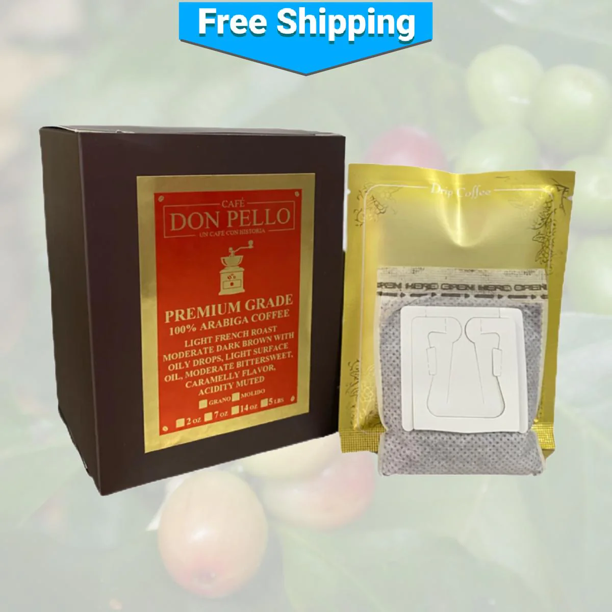 Café Don Pello Premium Barista Drip Coffee
