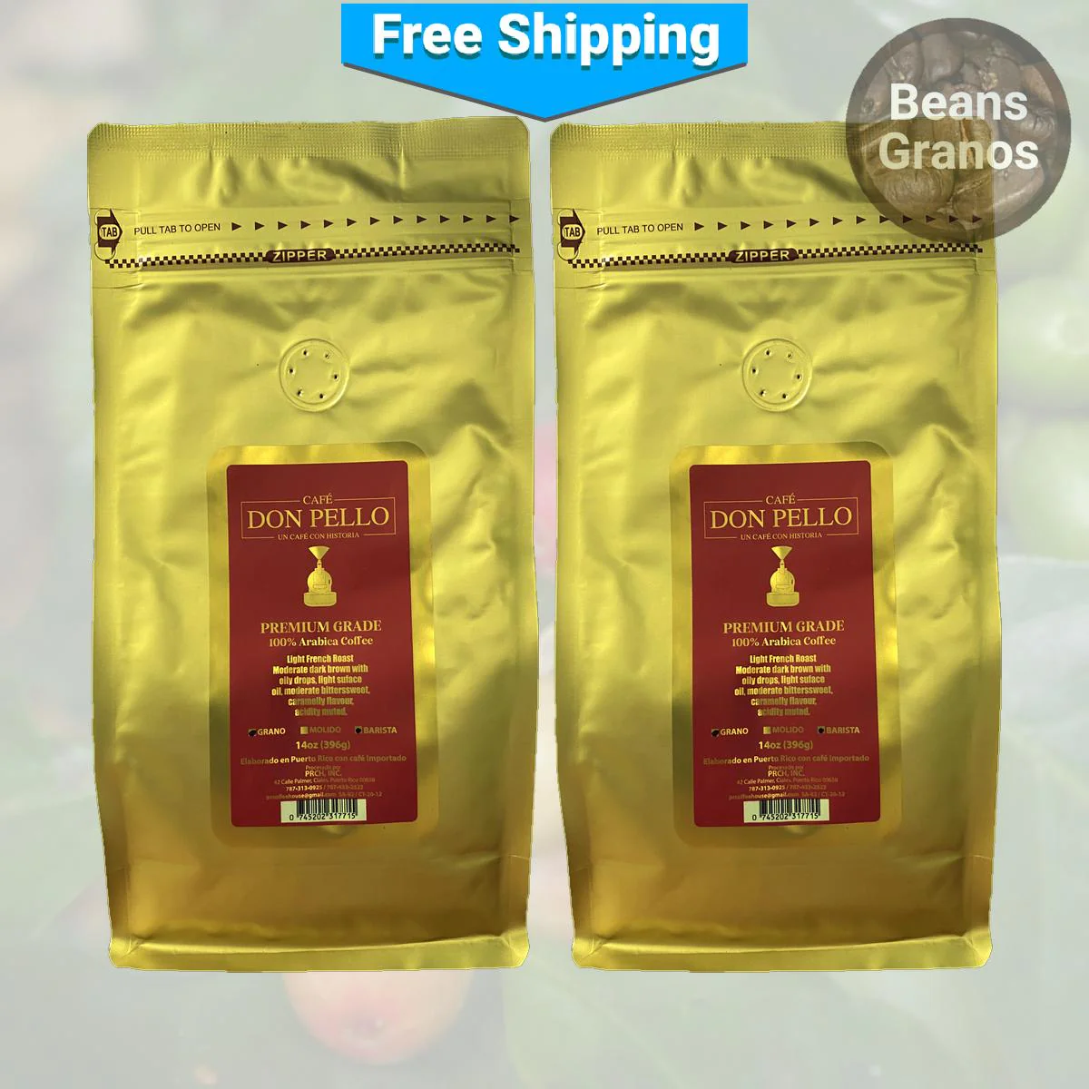 Café Don Pello Barista Roasted Coffee Beans - Image 4