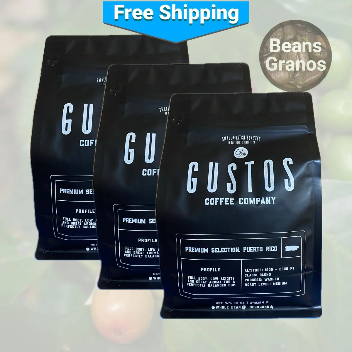 Café Gustos Coffee Beans - Image 4