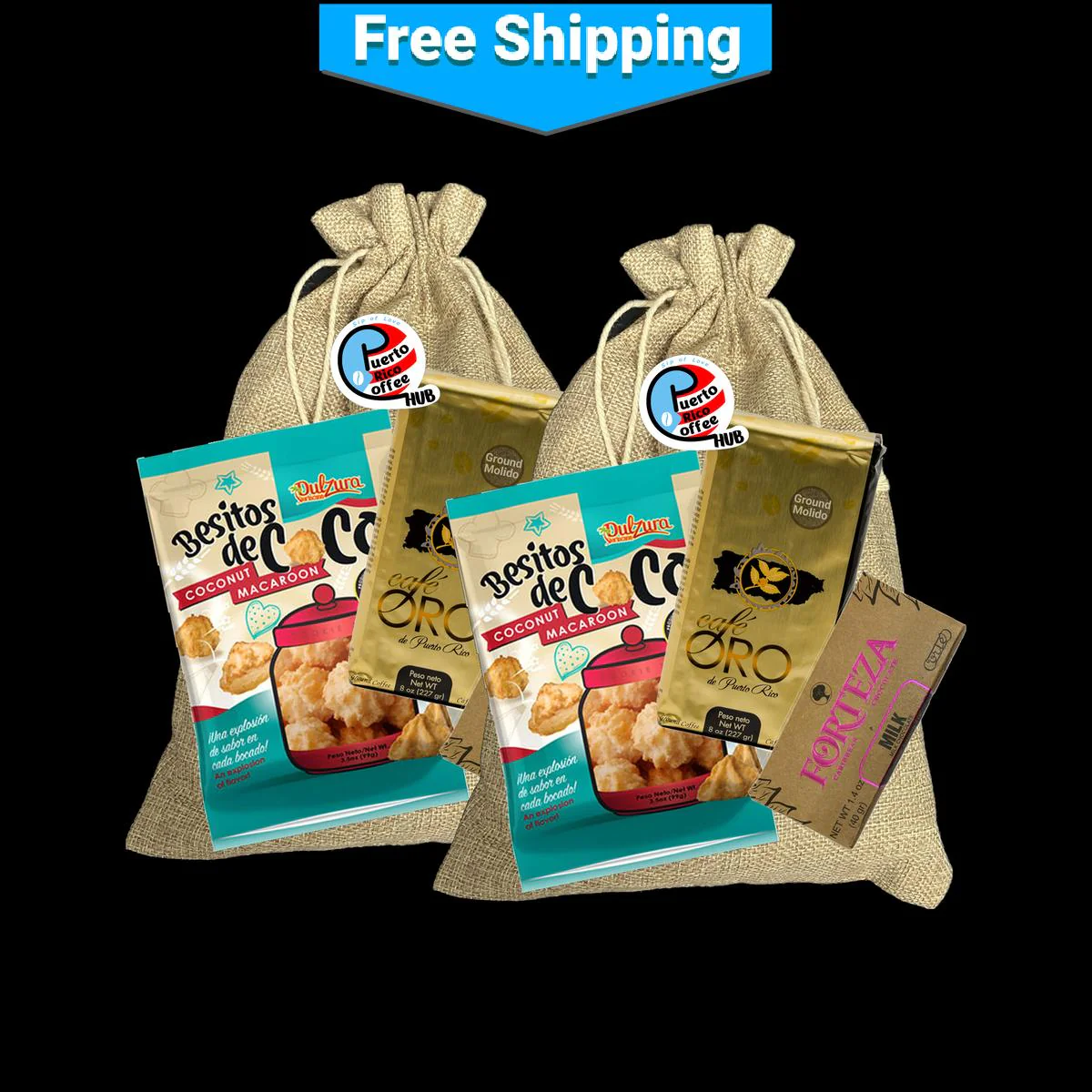 Café Oro Ground Coffee Gift Bag - Image 4