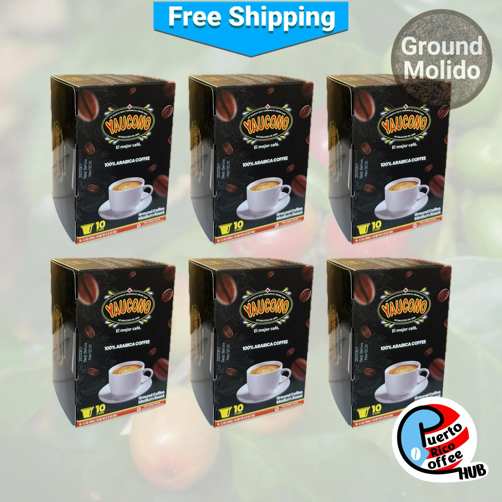 Café Yaucono Coffee Single-Serve K-Cups (10 Count) - Image 2