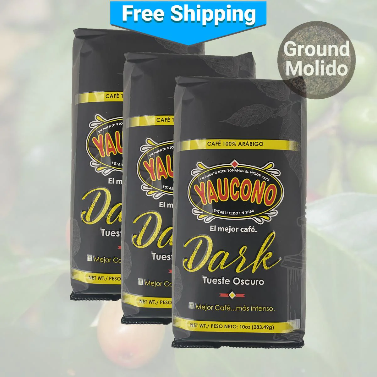 Café Yaucono Dark Ground Coffee - Image 3