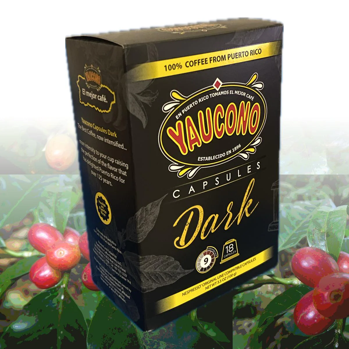 Café Yaucono Dark Nespresso Original Line Compatible Capsules Bulk Packs - Image 2