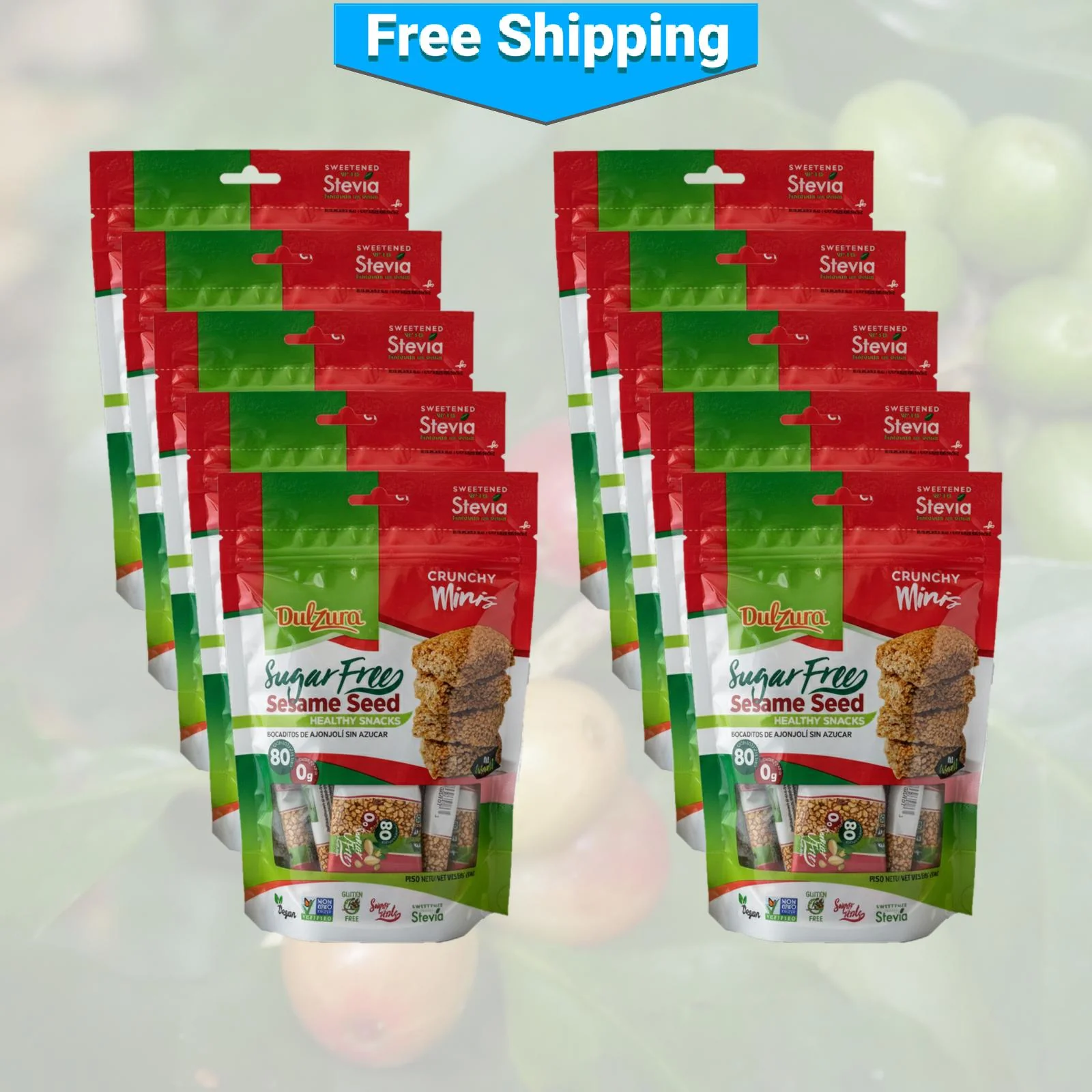 Dulzura Borincana Sugar-Free Sesame Bites - Image 4