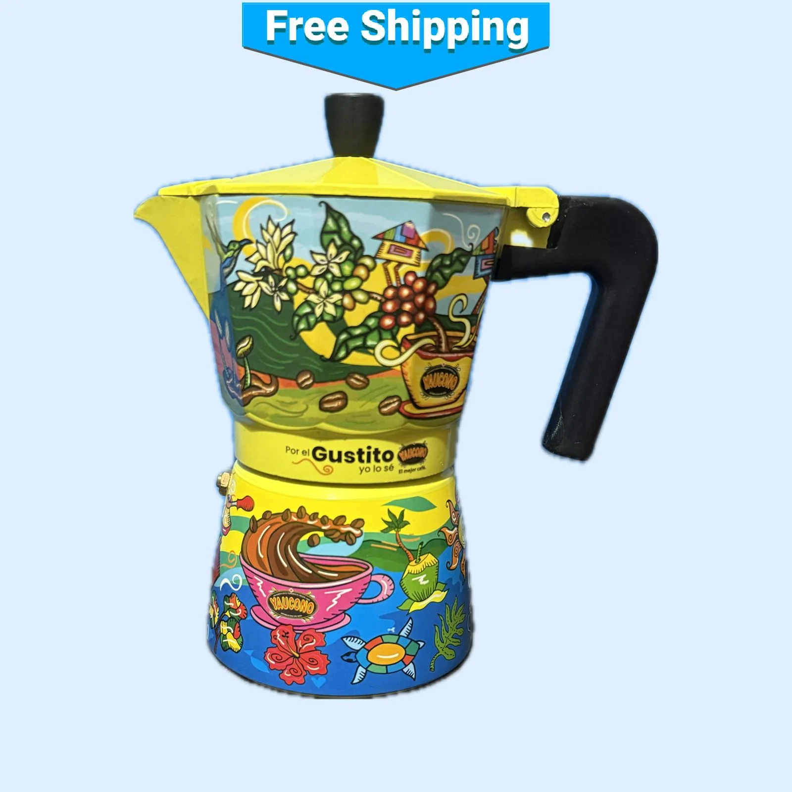 Small Heritage Roasters Discovery Set with Gustito Greca Coffee Maker - Image 2