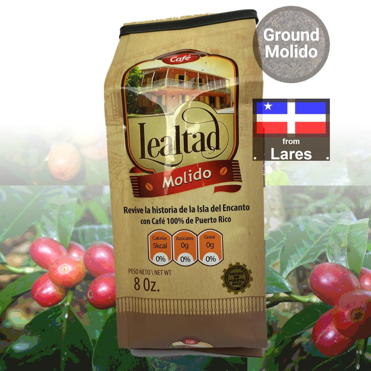 Café Hacienda Lealtad Ground Coffee - Image 3