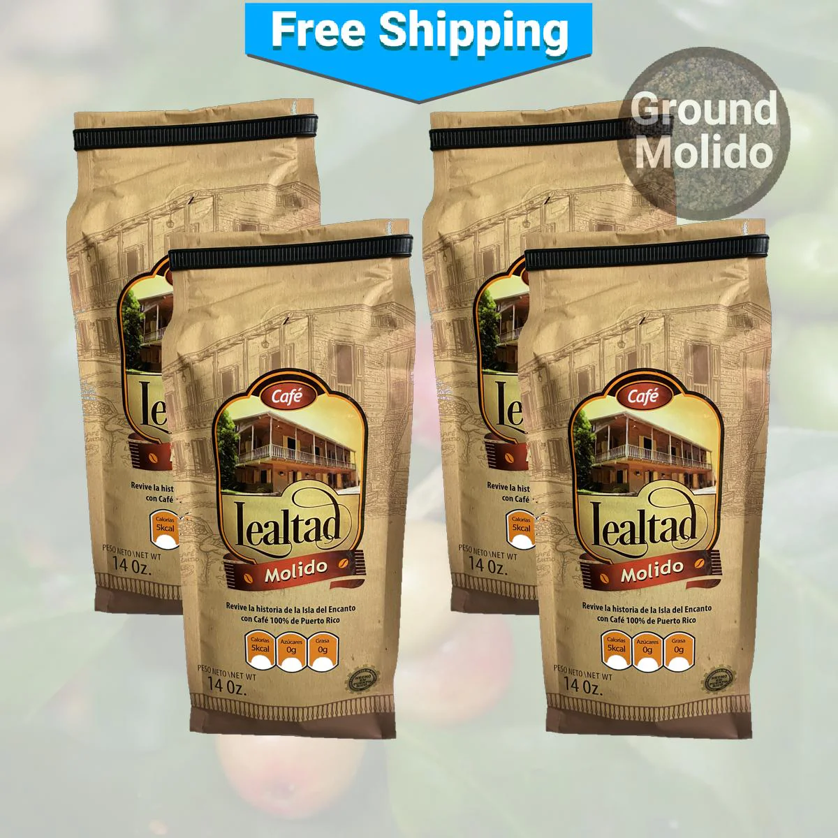 Café Hacienda Lealtad Ground Coffee - Image 6