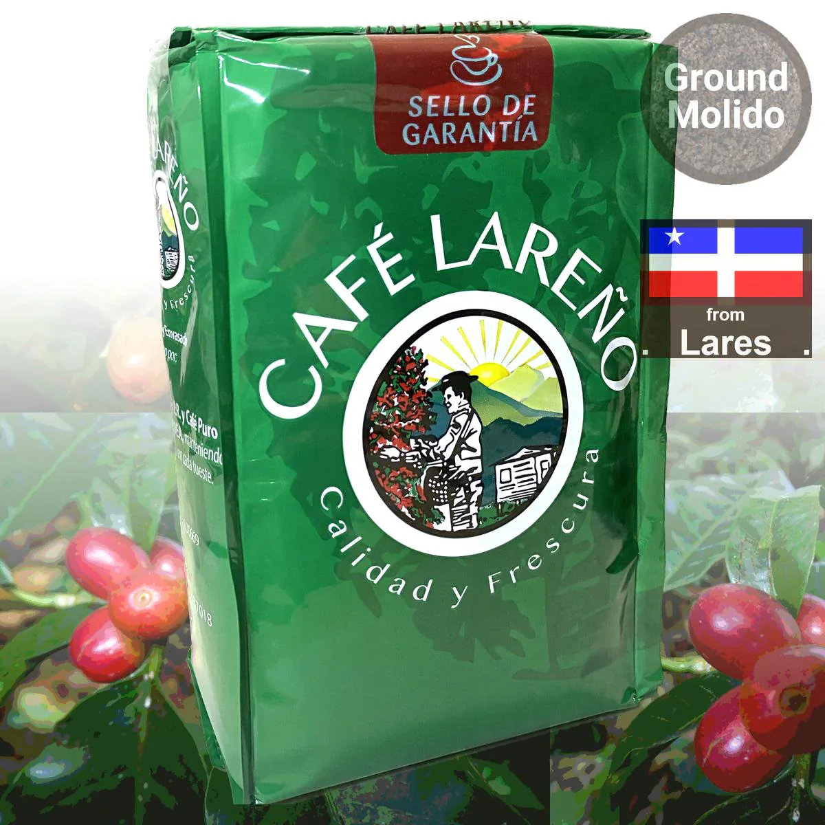Oro Boricua Lareño Ground Coffee Pack - Image 2