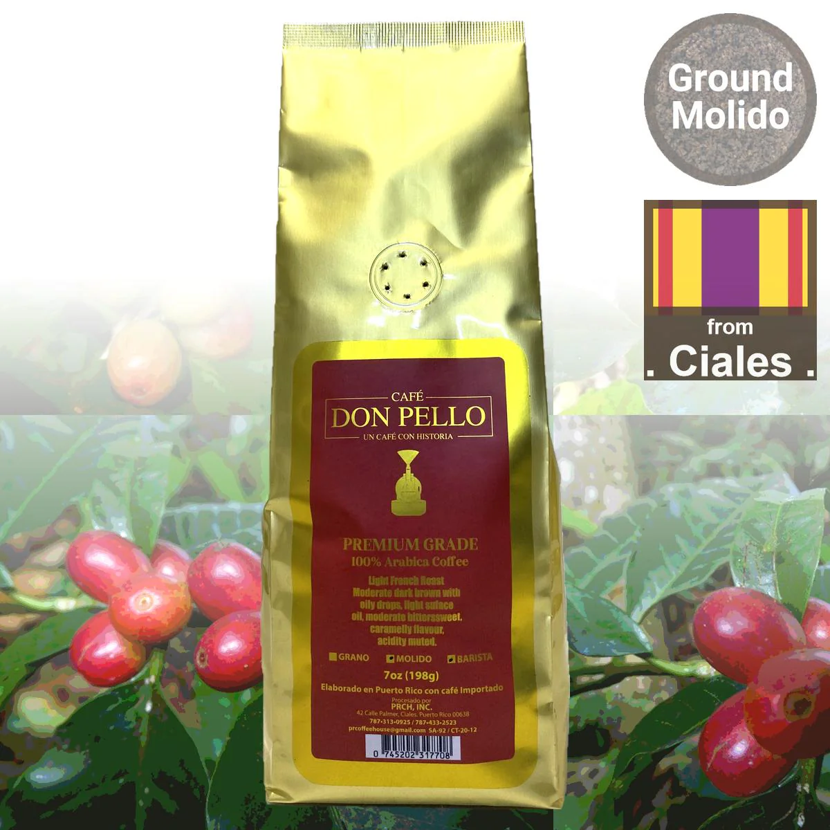 Café Don Pello Premium Barista Ground Coffee - Image 3