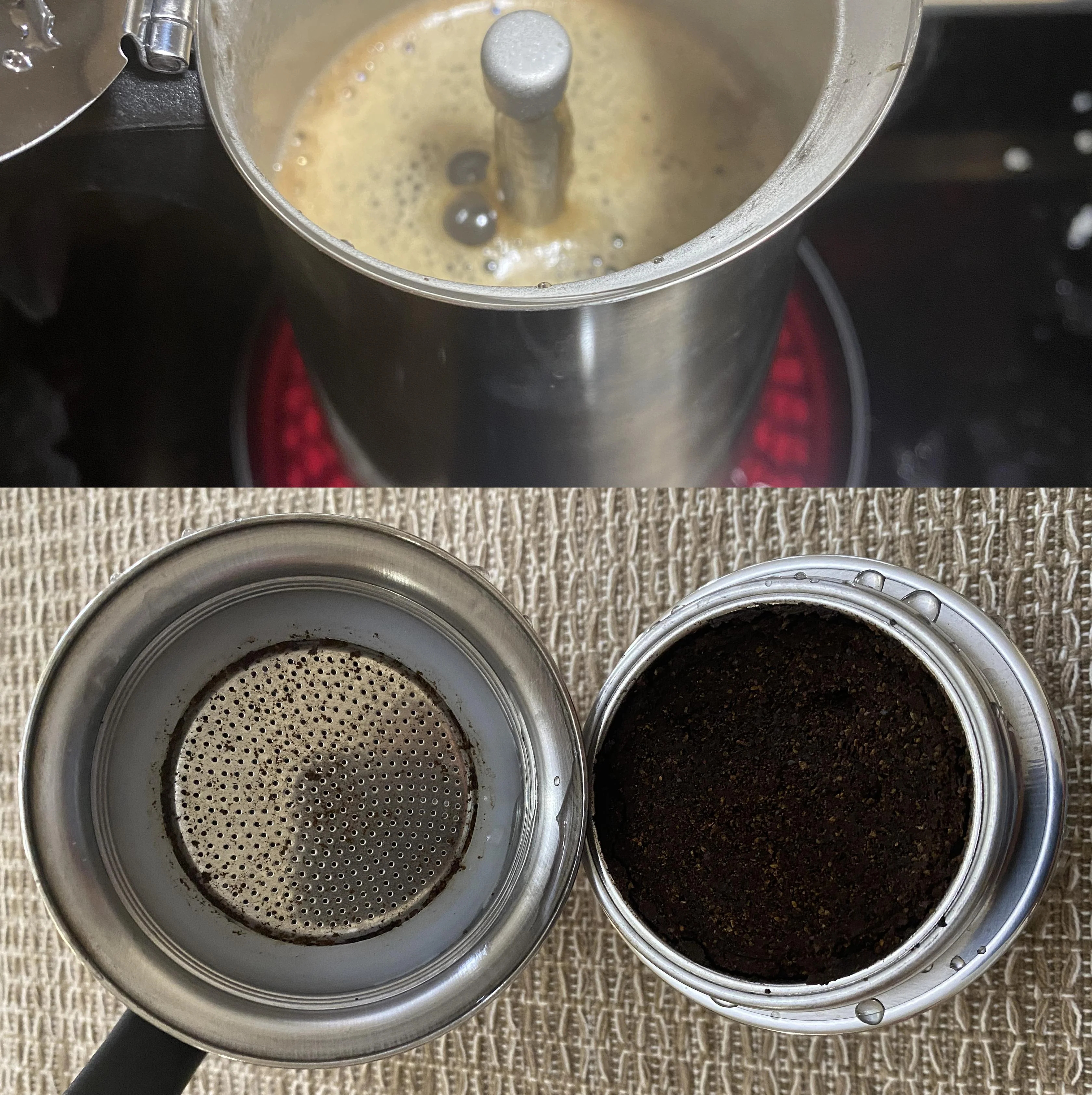 Stainless Steel Moka Pot Coffee Makers by Cocina Criolla - Image 2