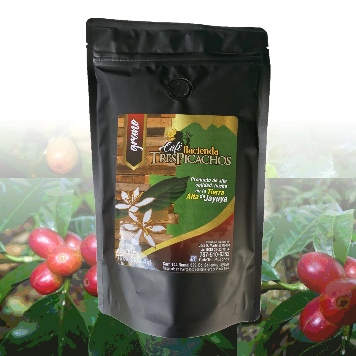 Café Tres Picachos Gourmet Coffee Beans