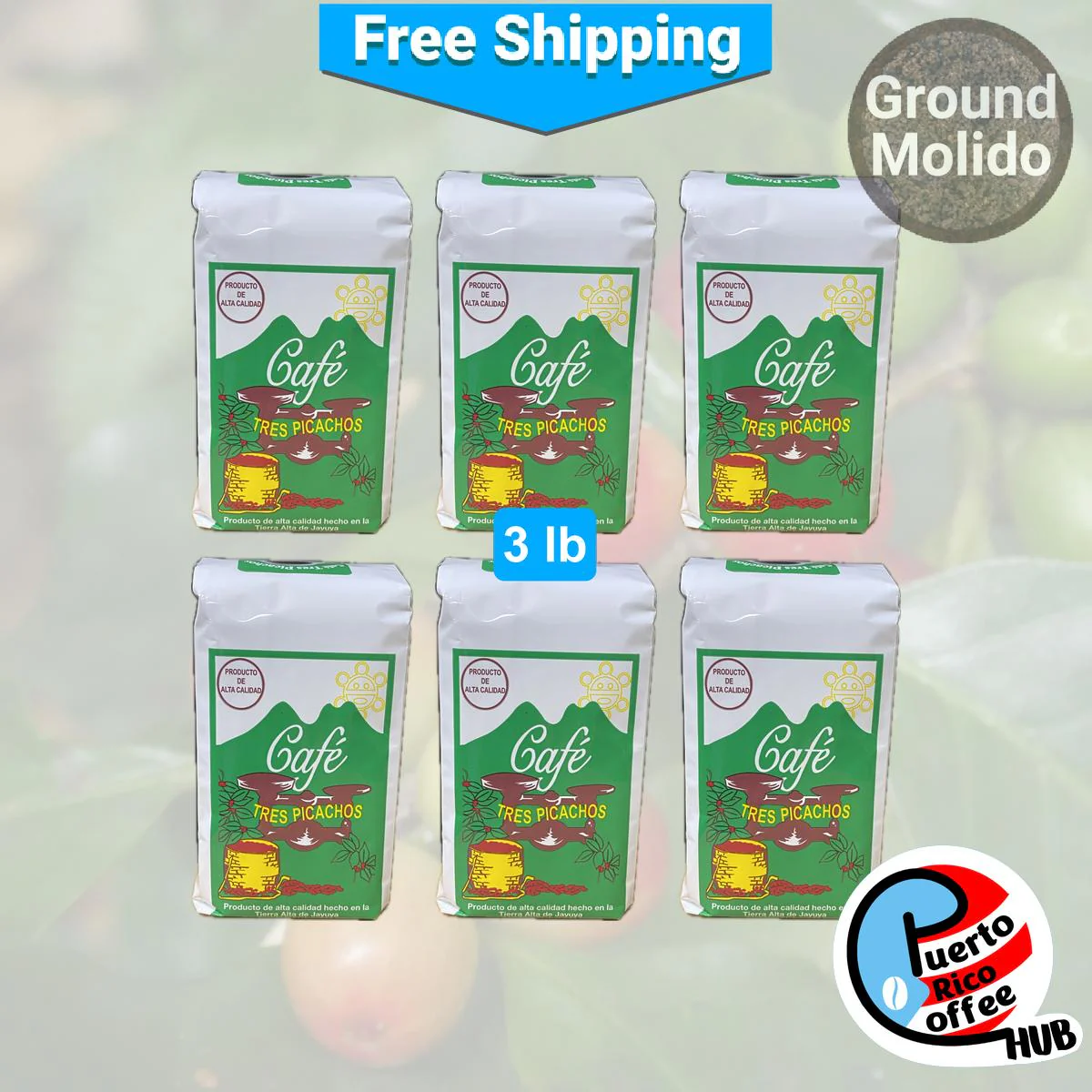 Café Tres Picachos Ground Coffee - Image 8