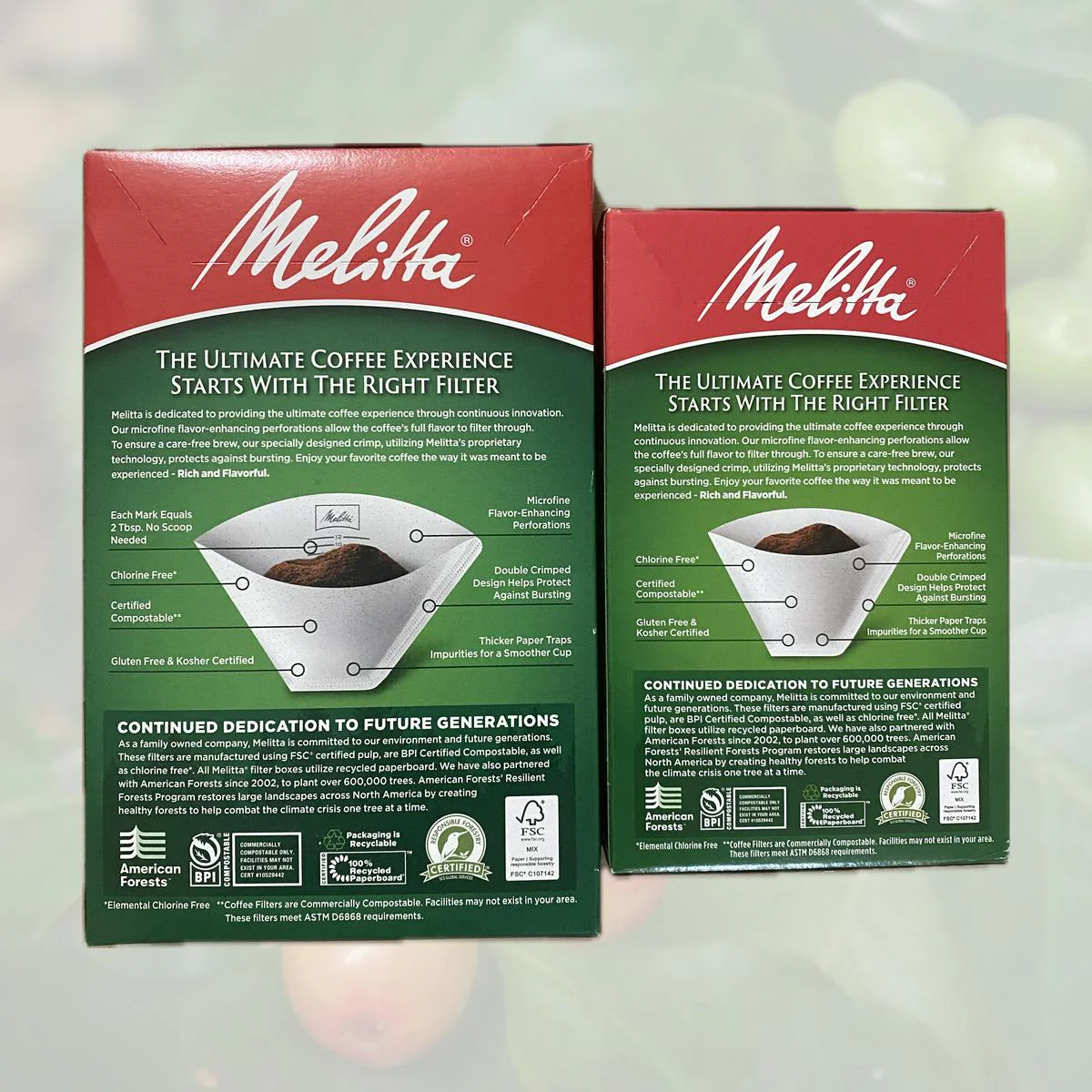 White Melitta Coffee Filters - Image 2